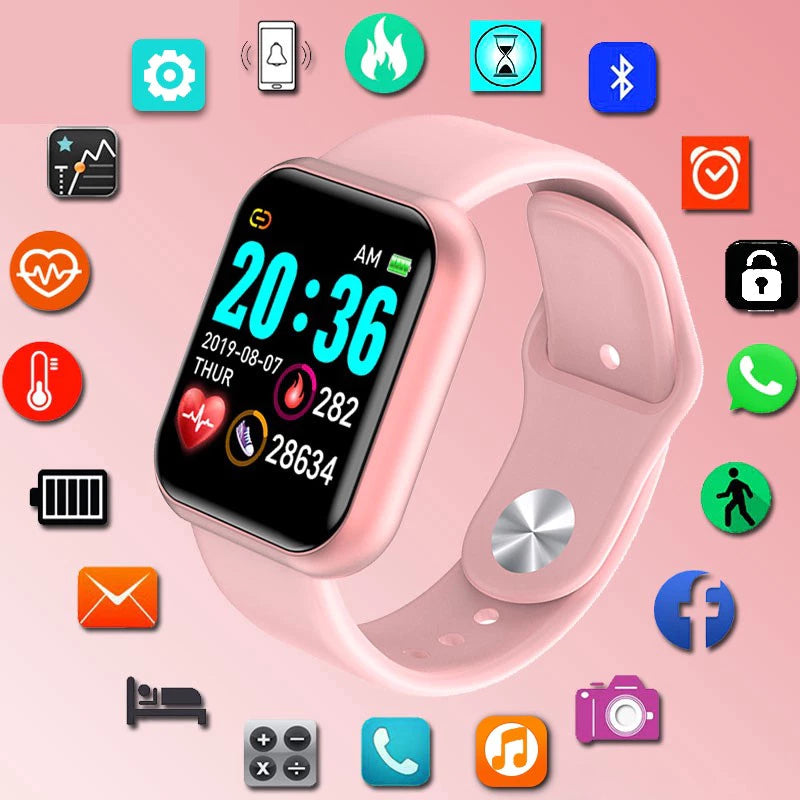 Relógio Smartwatch Digital D20 ULTRA Y68 Masculino / Feminino [Selecione]